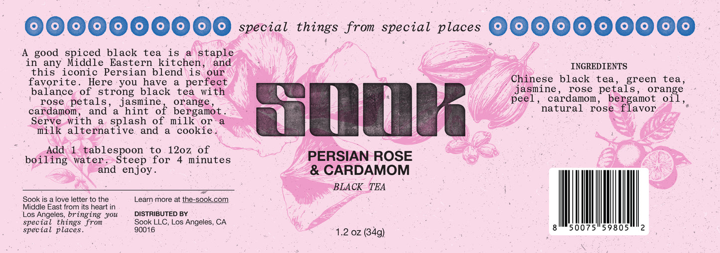 Persian Rose & Cardamom Black Tea